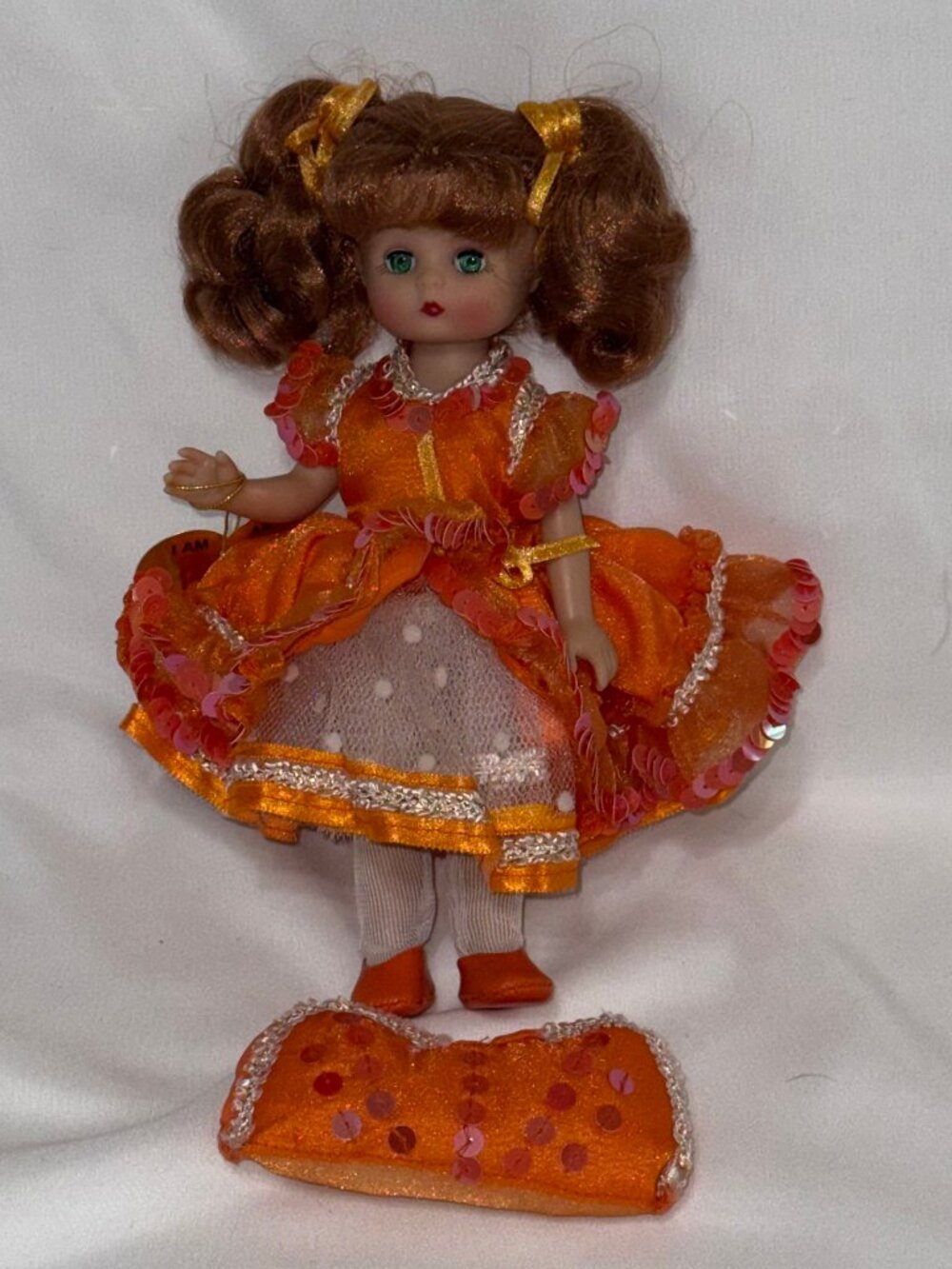 Vintage 1988 Effanbee 8.5" Durable Doll Open/Close Green Eyes TM6 2800 #4084